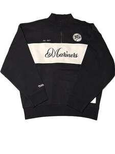 Mitchell & Ness MLB Seattle Mariners quarter zip sweatshirt women’s size M NWT